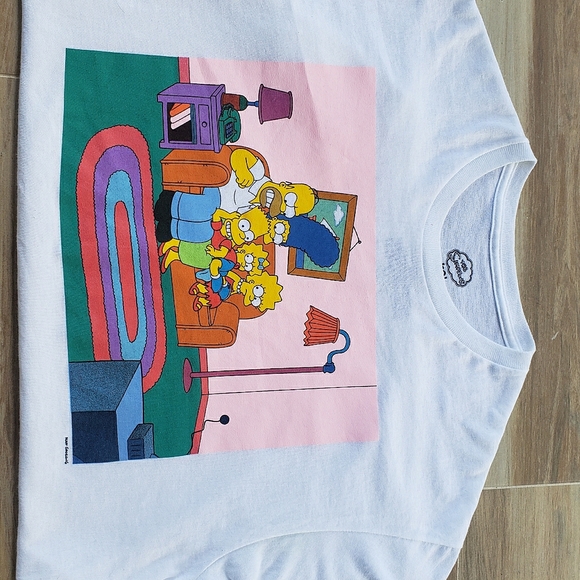 ❌️SOLD❌️VINTAGE THE SIMPSONS 100% Cotton Men's Size M - Picture 2 of 4
